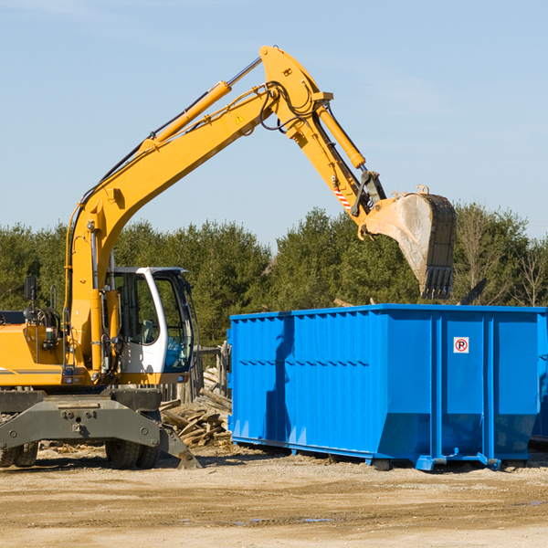 what size residential dumpster rentals are available in Big Mound